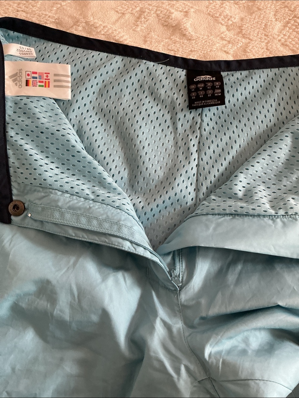 Vintage (2003) Adidas nylon track pants 3D-91074 - Picture 3 of 8
